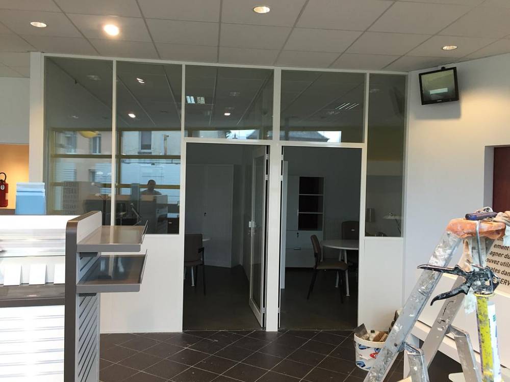 Cloison Aluminium - La Poste