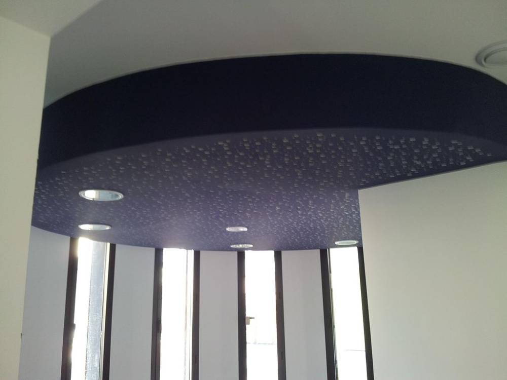 Plafond perforé rigitone - Crèche Rouen