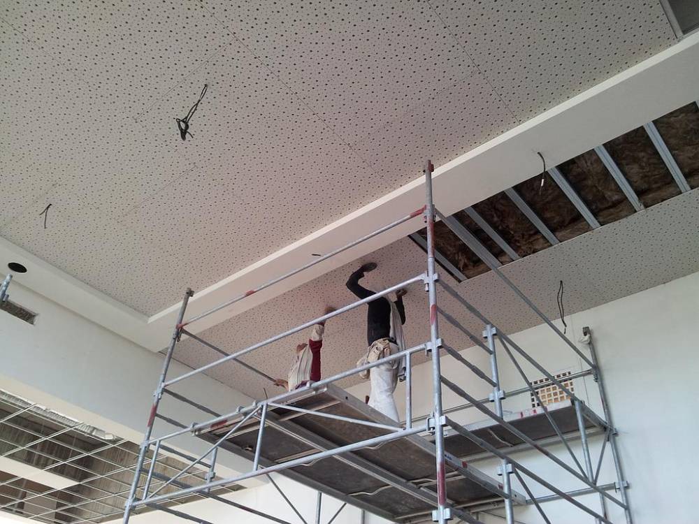 Plafond rigitone - Amphithéâtre Isel le Havre